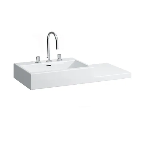 Laufen Living City Раковина 1000х460х140мм с 3 отв. под смеситель, цвет: белый