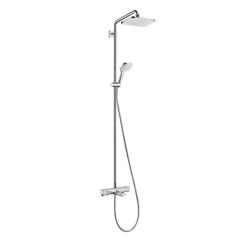 HG Croma E 280 1jet Душевая система Showerpipe с термостатом для ванны, хром