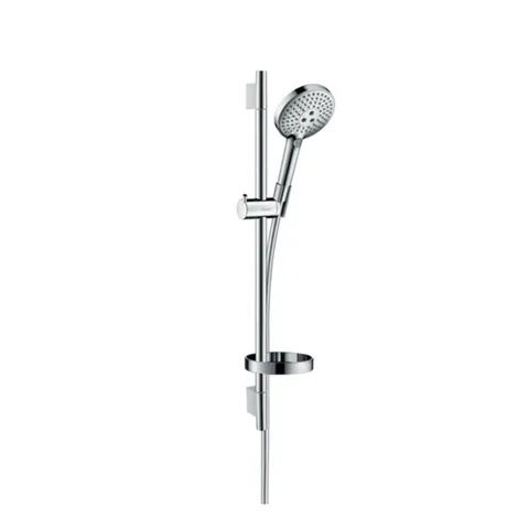 HG Raindance Select S Душевой набор: штанга 650mm, ручной душ 120, 3jet (Rain, RainAir, WhirlAir), мыльница, шланг, цвет: хром