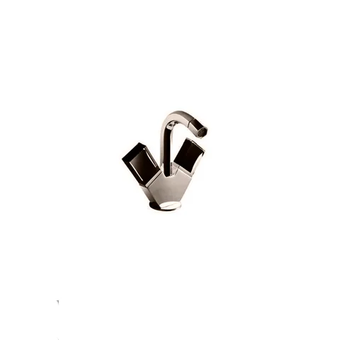 Fantini Venezia Смеситель для биде, 1 отв., с донным клапаном, излив 120мм, цвет: Nickel PVD