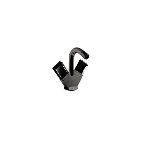 Fantini Venezia Смеситель для биде, 1 отв., с донным клапаном, излив 120мм, цвет: Matt Gun Metal PVD