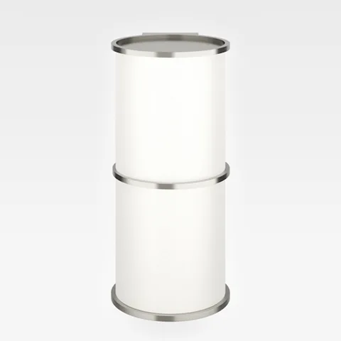 Armani Roca Baia Светильник настенный LED, 14.5х13.5х29см, цвет: brushed steel