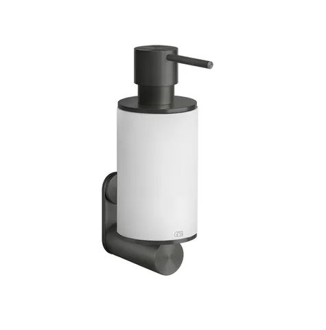 GESSI 316 Дозатор для жидкого мыла настенный, цвет: белый/brushed black metal pvd