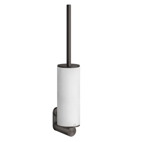 GESSI 316 Ершик настенный, цвет: белая колба/brushed black metal pvd