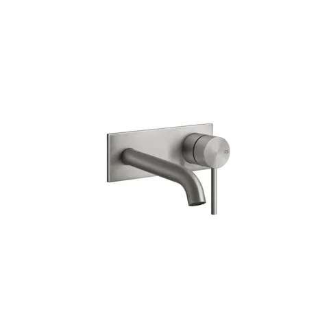 GESSI 316 Встраиваемый смеситель с изливом 147мм (внешние части), цвет: steel brushed