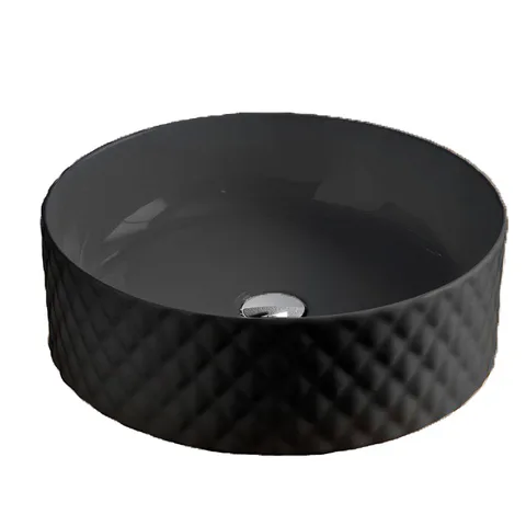 Artceram ROMBO Раковина накладная Ø 44 см, цвет: матовый черный