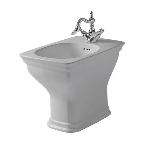 Artceram CIVITAS Биде напольное 36x54 cм, 1 отверстие, цвет: серый