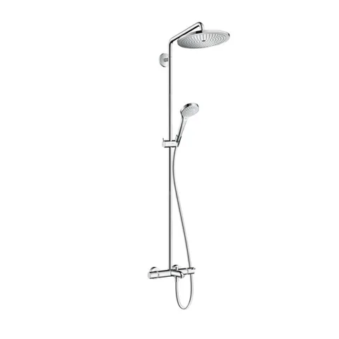 HG Croma E 280 1jet Душевая система Showerpipe с термостатом для ванны, хром