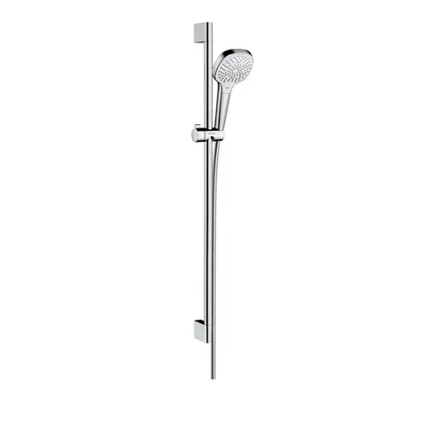 HG Croma Select E Multi Душевой набор: штанга 900mm, ручной душ 110, 3jet, шланг, цвет: белый/хром