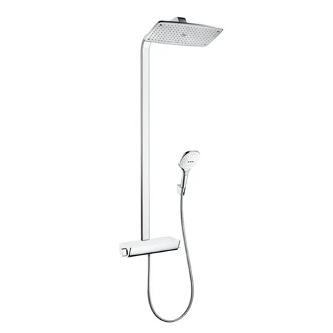 HG Raindance Select 360 Showerpipe Душевая система, диаметр верхнего душа 360 мм, термостат, лейка, Цвет: хром/белый