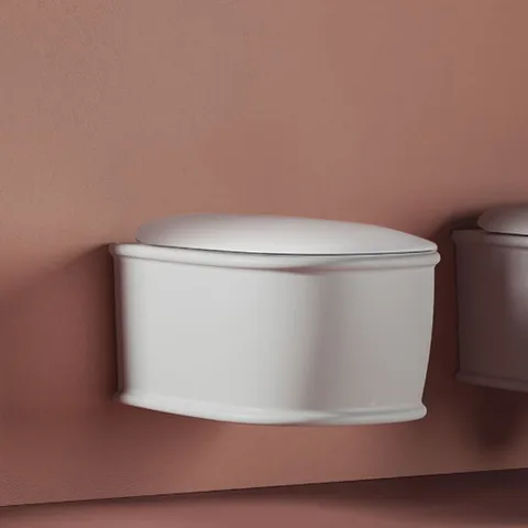 Artceram ATELIER Унитаз подвесной, 52х37см, безободковый, с крепежом, цвет: белый матовый