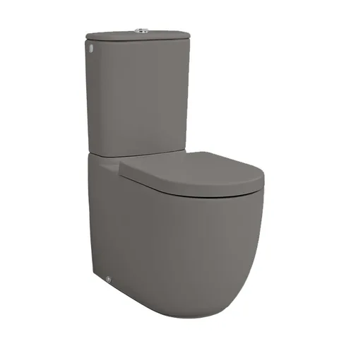 Artceram FILE 2.0  Унитаз моноблок, слив универсальный 37х67 см, с креплениями,  цвет grigio oliva.