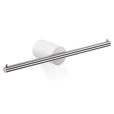 Decor Walther Stone TPH2 Держатель туалетной бумаги, двойной, цвет: белый / сталь матовая