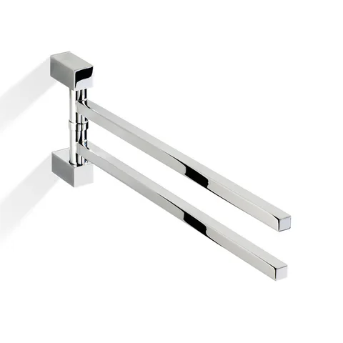 Decor Walther Corner HTH2 Полотенцедержатель поворотный 39.8см, двойной, цвет: хром