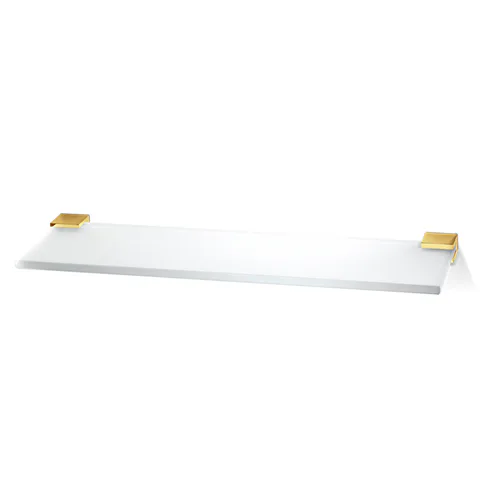 Decor Walther Corner GLA40 Полочка стеклянная 40x12см, цвет: золото