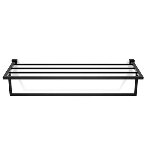 Decor Walther Corner KHT Полотенцедержатель 60x30.5см, цвет: черный матовый
