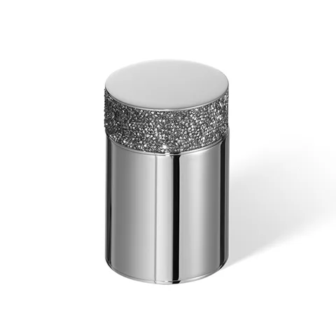 Decor Walther Rocks BMD1 Баночка универсальная 6.5x9.8см, с кристаллами Swarovski®, цвет: хром