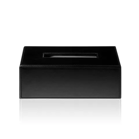 Decor Walther Brownie KB40 Диспенсер для салфеток 24x12x8см, цвет: черная кожа