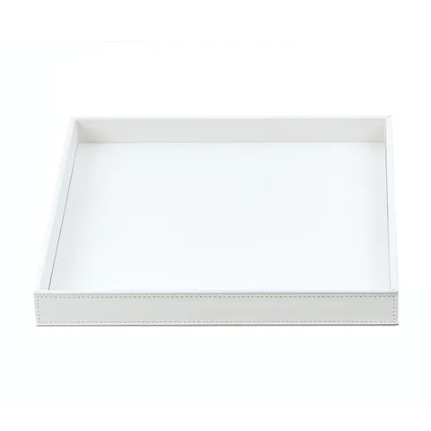 Decor Walther Brownie Tab Q Лоток универсальный 26x22см, цвет: белая кожа