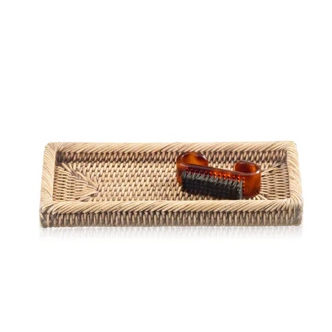Decor Walther Basket KS Лоток универсальный 23.5x11.5см, цвет: ротанг светлый