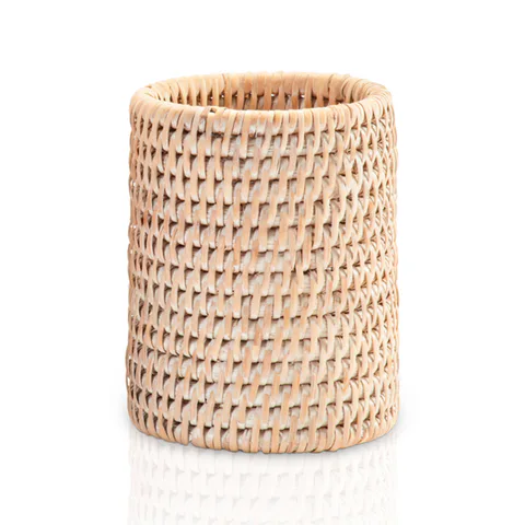 Decor Walther Basket BER Стакан настольный, цвет: ротанг светлый