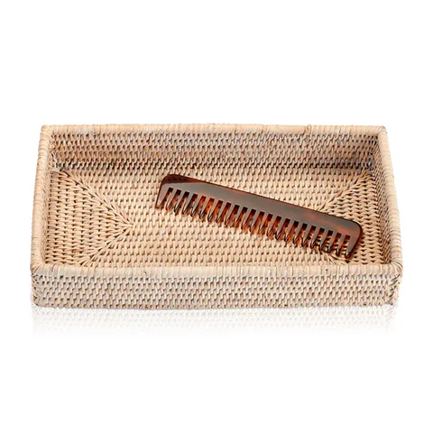 Decor Walther Basket Tab2 Лоток универсальный 30x16см, цвет: ротанг светлый