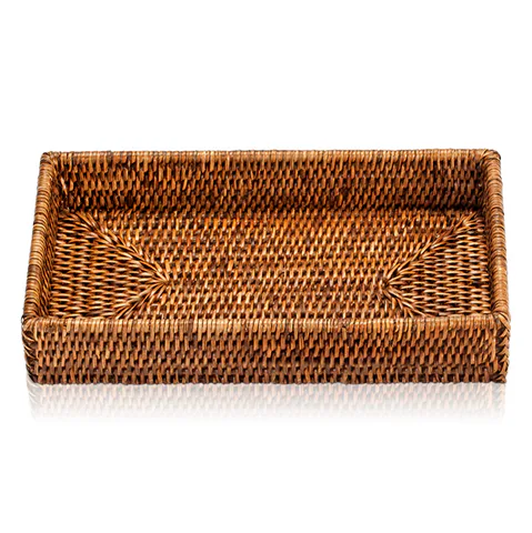 Decor Walther Basket Tab2 Лоток универсальный 30x16см, цвет: ротанг темный