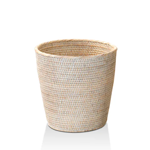 Decor Walther Basket PK Корзина для бумаги 30x31см, цвет: ротанг светлый
