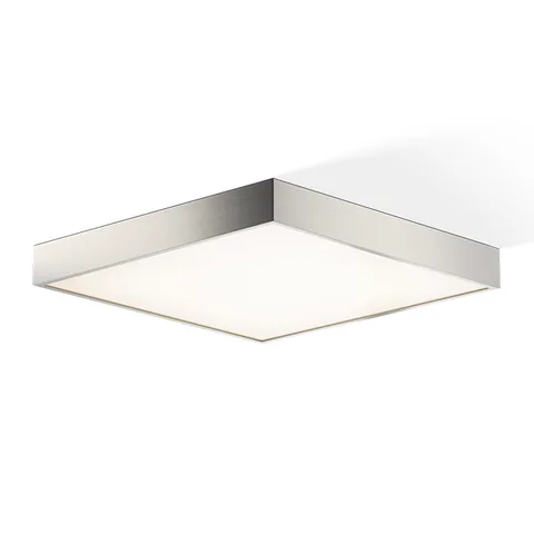 Decor Walther Cut 40 N LED Светильник потолочный 40x40x7см, светодиодный, 1x LED 20.1W, цвет: никель сатинированный
