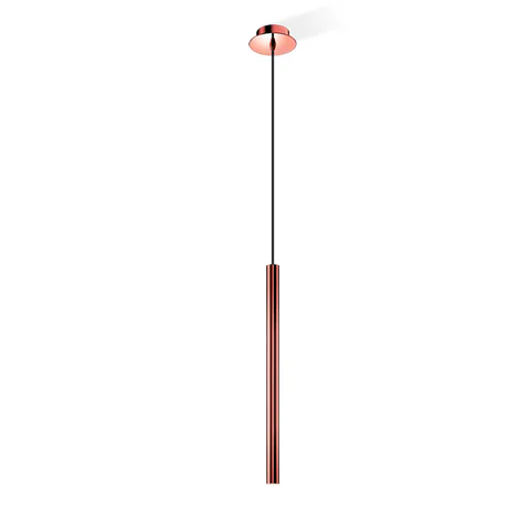 Decor Walther Pipe 1 D Светильник потолочный 3.5xh70-220см с диммером, светодиодный, 1x LED 6.5W, цвет: розовое золото ЗАКАЗ ПО ЗАПРОСУ