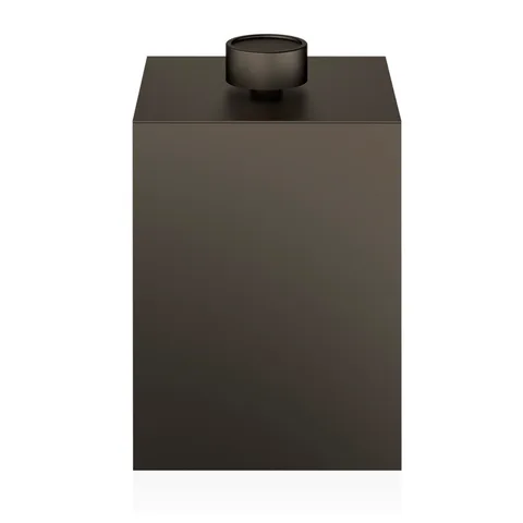 Decor Walther DW 76 Корзина для бумаги 17x17x27см, с крышкой, цвет: темная бронза (Снято с пр-ва)