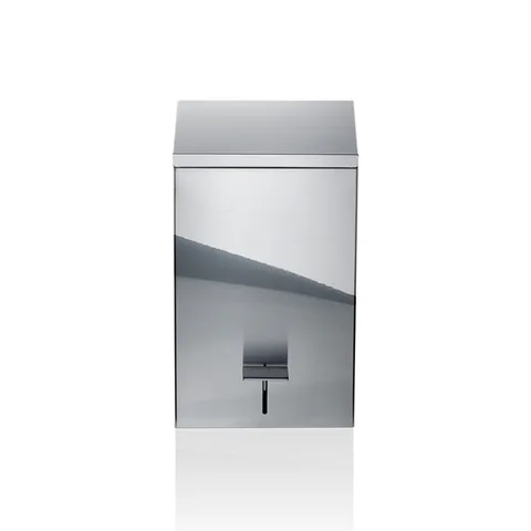Decor Walther TE 70 SC Ведро 20x20x32см, с педалью и крышкой, softclose, цвет: сталь полированная