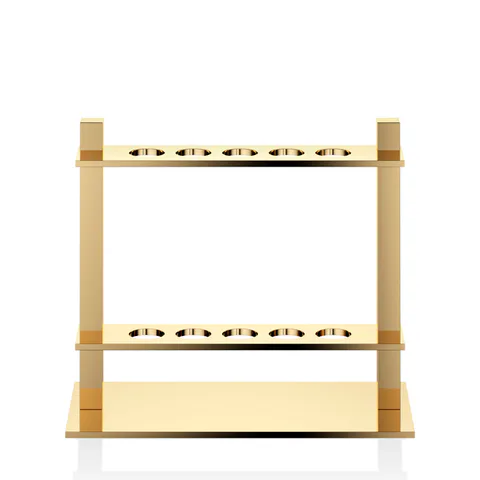 Decor Walther DW 330 Держатель для зубных щёток 15x7x13.5см, настольный, цвет: золото