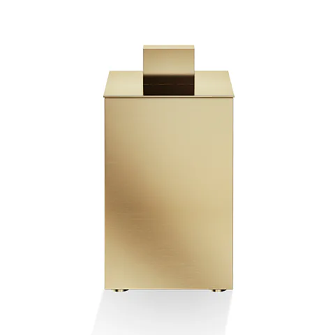 Decor Walther DW 3620 Бокс универсальный 6x6x11см, с крышкой, цвет: золото матовое