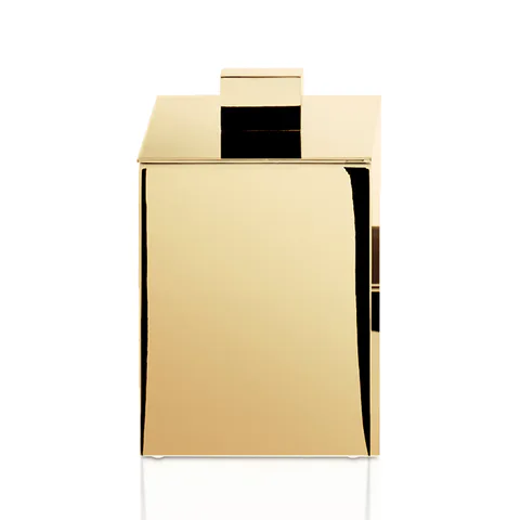 Decor Walther DW 3650 Бокс универсальный 8.5x8.5x11см, с крышкой, цвет: золото