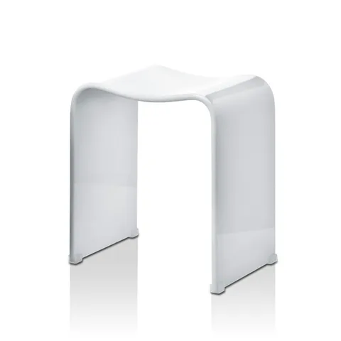 Decor Walther DW 80 Табурет 40x30x46см, акрил, цвет: белый
