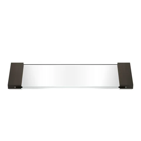 Decor Walther Classic Tab 34 Лоток универсальный 34x12см, прозрачное стекло, цвет: темная бронза (Снято с пр-ва)