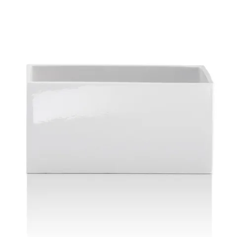 Decor Walther DW 624 Бокс универсальный 25x12x12см, фарфор, цвет: белый