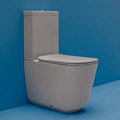 KERASAN Tribeca бачок для унитаза моноблока (без механизма слива), цвет Grigio matt