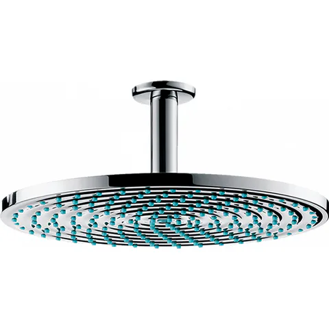 HG Raindance S Верхний душ 1jet (RainAir), d300мм, с потолочным держателем 100 мм, шарнирное соединение, G1/2, цвет: хром