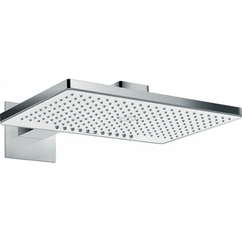HG Rainmaker Select 460  Верхний душ 466x300мм, настенный с держаелем, 2jet (Rain, RainStream), цвет: белый/хром