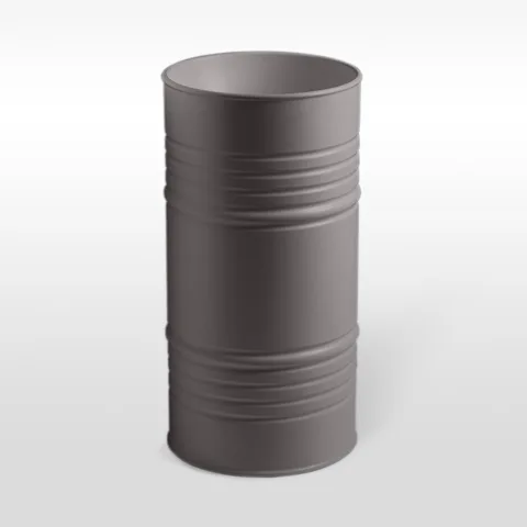 Kerasan Artwork Раковина свободностоящая "BARREL" d 45,H 90 см, без отв под смеситель,  слив в стену, цвет: Ferro matt