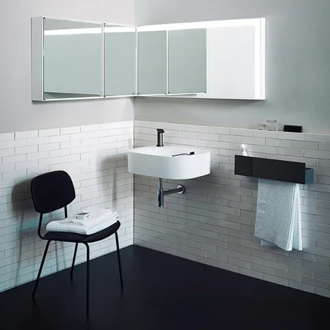 Agape Nivis Раковина подвесная 60x45x16 см, 1 отв., цвет: белый