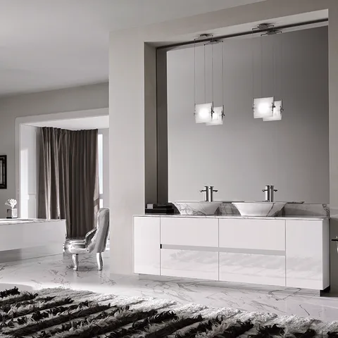 VITAGE milldue edition Four Seasons Тумба 360х555х688 мм., правая, 1 дверь, 1 полка, цвет глянцевый Bianco