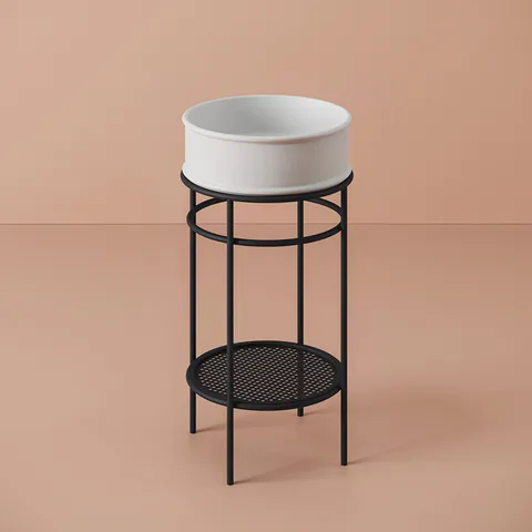 Artceram VOGUE Металическая структура Ø44хh72,5см для раковин Rombo, Millerighe and Atelier, цвет: черный матовый