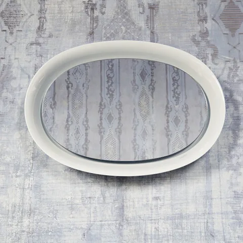 Laufen New Classic Зеркало в керамической раме с подсветкой LED 500х80х700 мм, цвет белый глянцевый