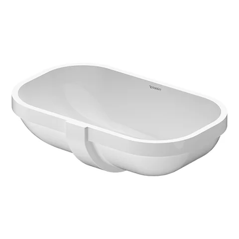 Duravit D-Code Раковина врезная снизу 525х320хh175 мм, с переливом, без отв под смеситель, вкл крепление,  цвет: белый (Спец.цена из наличия)