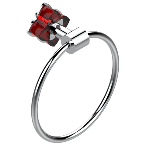 THG PETALE DE CRISTAL ROUGE Полотенцедержатель-кольцо, цвет хром