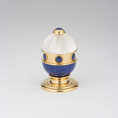 THG CHEVERNY LAPIS LAZULI Вентиль смесителя для раковины, вставки лазурит, цвет полированное золото