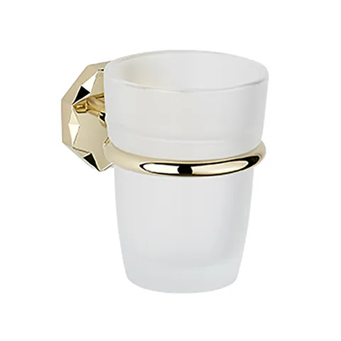 THG NIHAL PORCELAINE IVOIRE Стакан стеклянный, настенный монтаж, цвет Soft gold